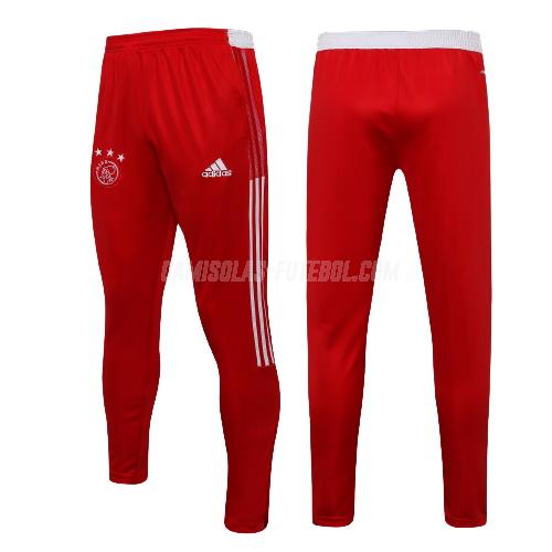 adidas calças ajax vermelho 2021-22