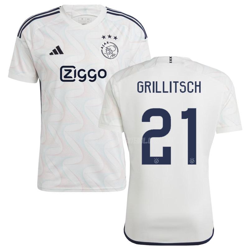 adidas camisola ajax grillitsch equipamento suplente 2023-24