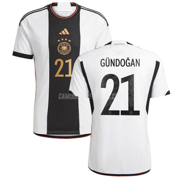 adidas camisola alemanha gündogan copa do mundo equipamento principal 2022