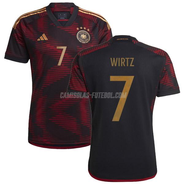 adidas camisola alemanha wirtz copa do mundo equipamento suplente 2022