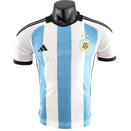 adidas camisola argentina 3 star edição player equipamento principal 2022