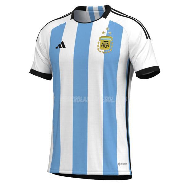 adidas camisola argentina 3 star equipamento principal 2022