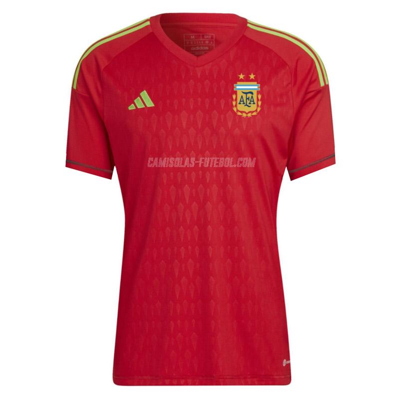 adidas camisola argentina guarda-redes vermelho 2022