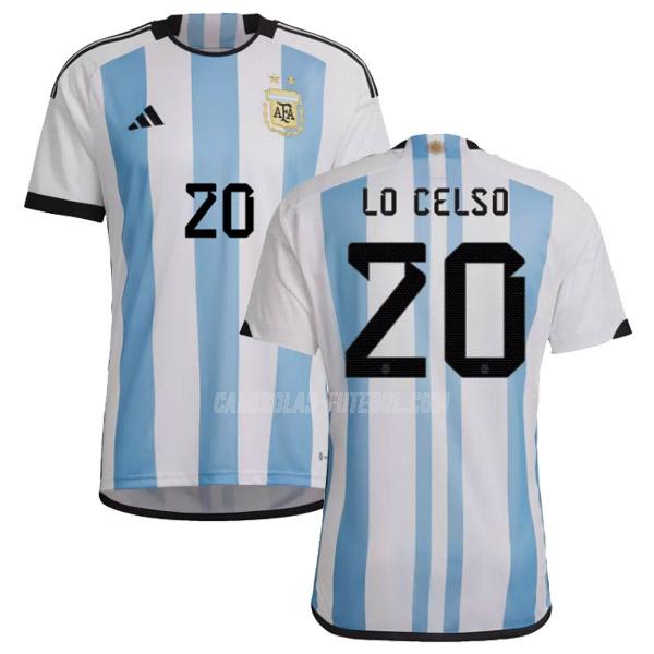 adidas camisola argentina lo celso equipamento principal 2022