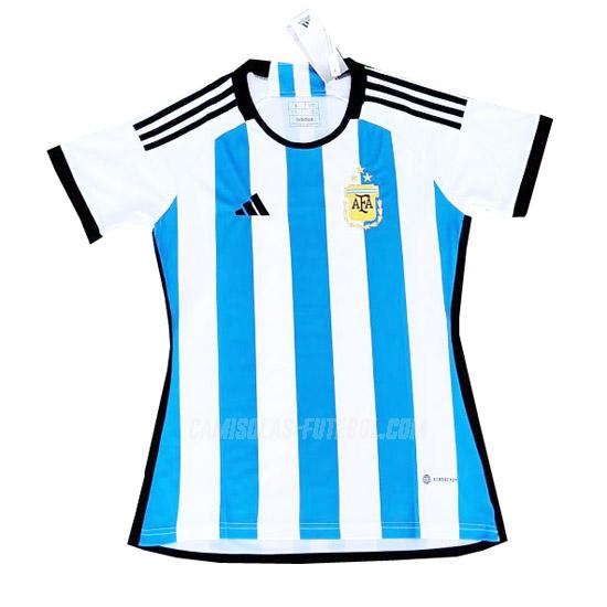 adidas camisola argentina mulher 3 star equipamento principal 2022
