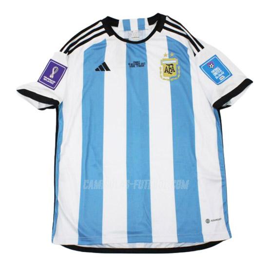 adidas camisola argentina world cup final equipamento principal 2022