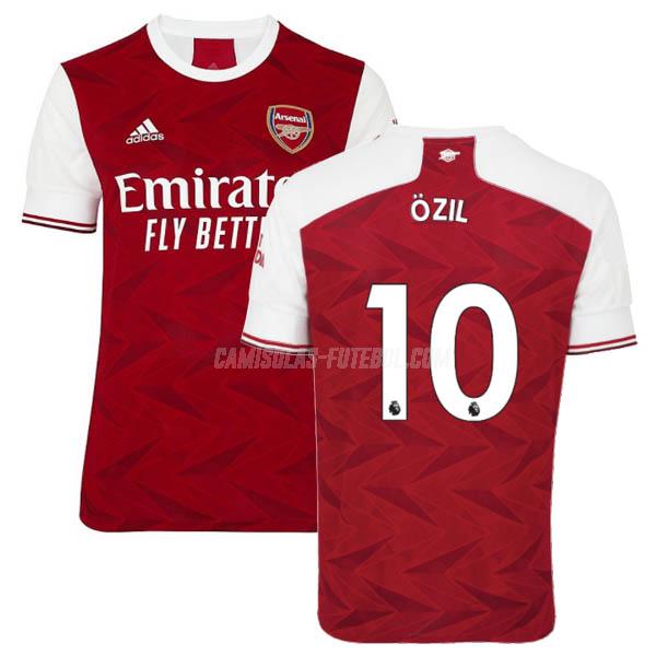 adidas camisola arsenal Özil equipamento principal 2020-21
