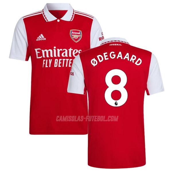 adidas camisola arsenal Ødegaard equipamento principal 2022-23