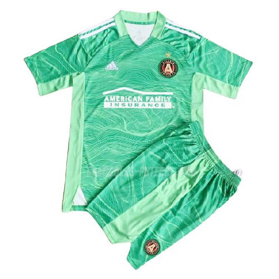 adidas camisola atlanta united crianças guarda-redes verde 2021-22