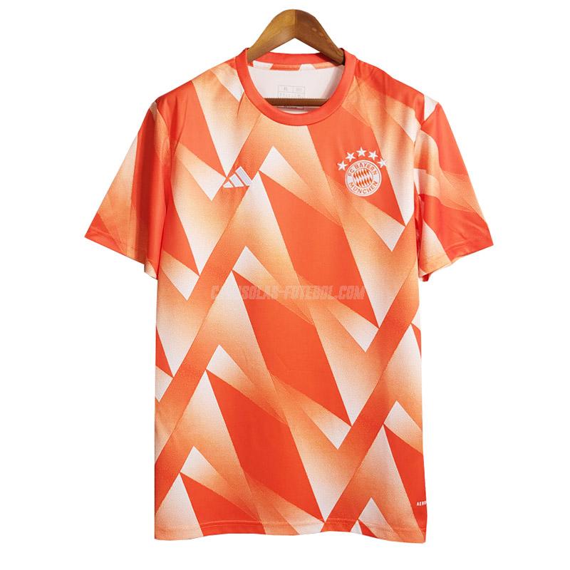 adidas camisola bayern de munich pre-match laranja 2023-24