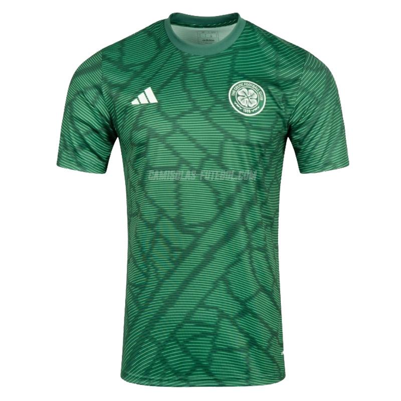 adidas camisola celtic de glasgow pre-match verde 2023-24