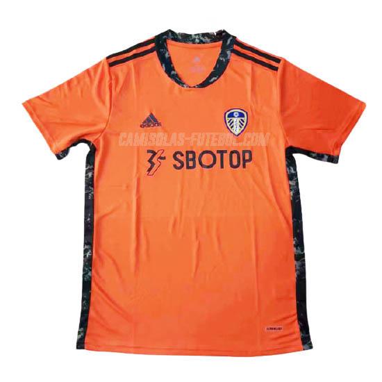 adidas camisola leeds united guarda-redes laranja 2020-21