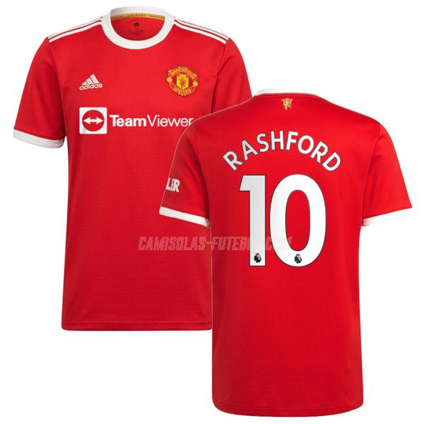 adidas camisola manchester united rashford equipamento principal 2021-22
