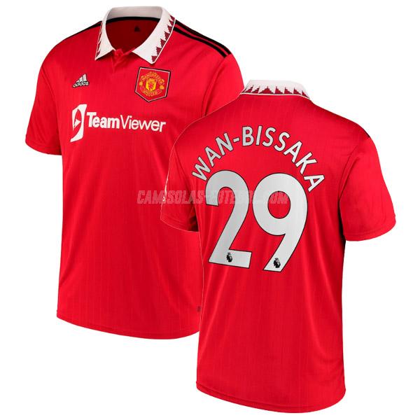 adidas camisola manchester united wan-bissaka equipamento principal 2022-23