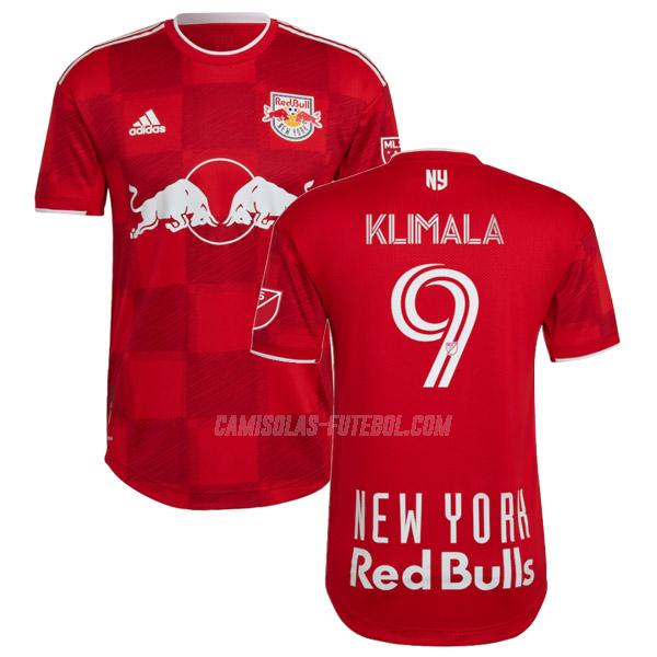 adidas camisola new york red bulls patryk klimala equipamento suplente 2022-23