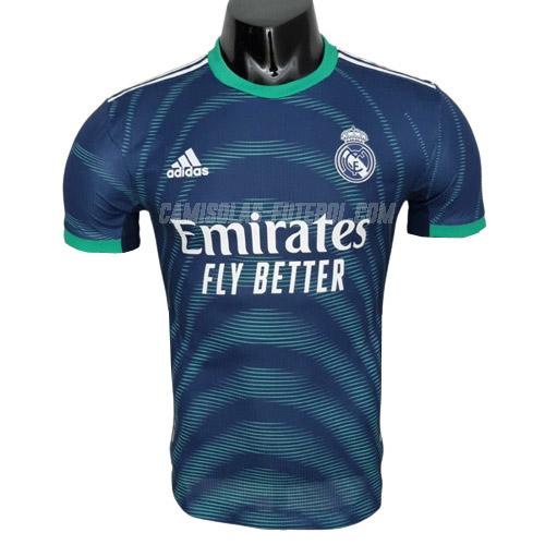 adidas camisola real madrid edição player azul rm1 2022-23