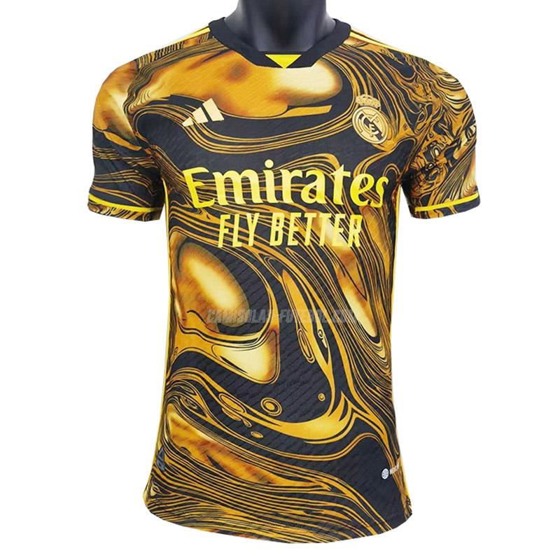 adidas camisola real madrid edição player especial ouro 2023-24