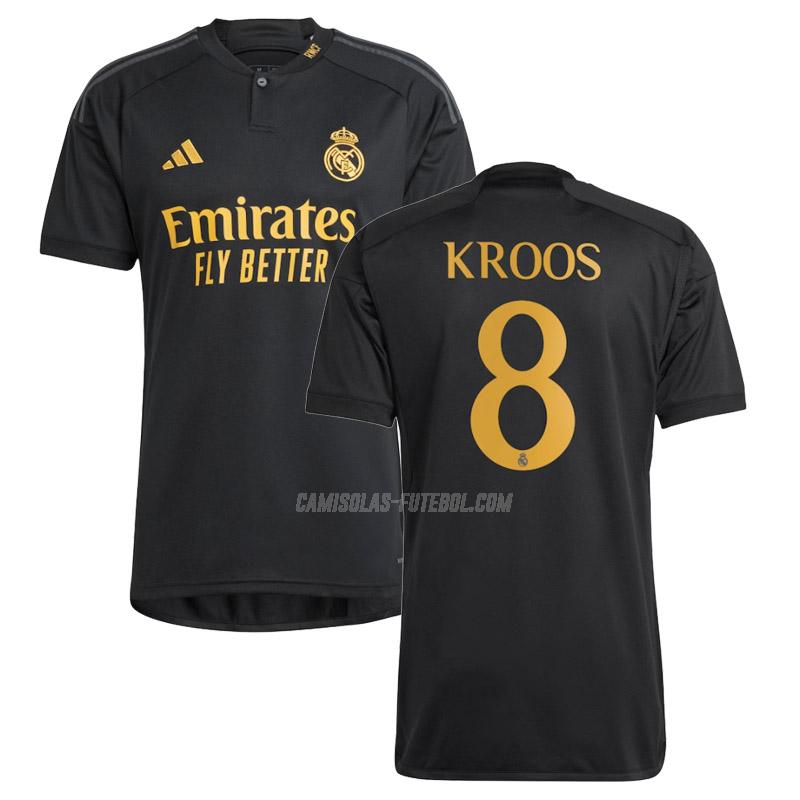 adidas camisola real madrid kroos equipamento alternativo 2023-24