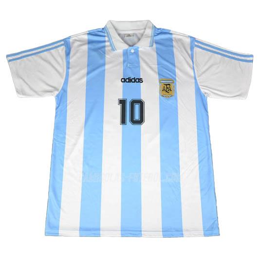 adidas camisola retrô argentina equipamento principal 1994