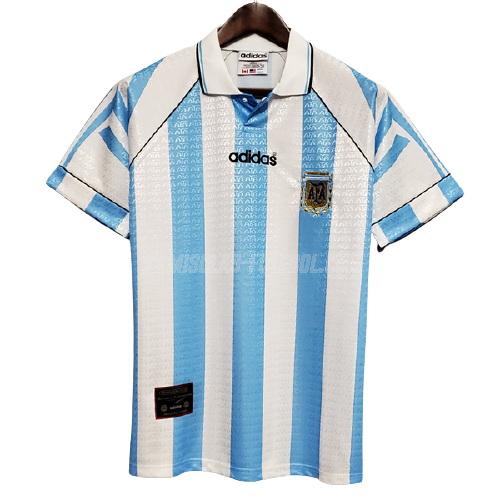 adidas camisola retrô argentina equipamento principal 1996