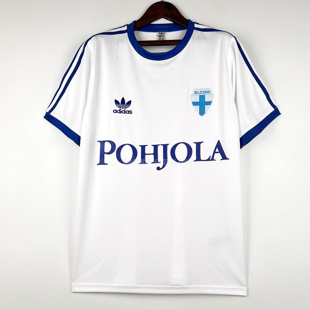 adidas camisola retrô finlandia equipamento principal 1982 