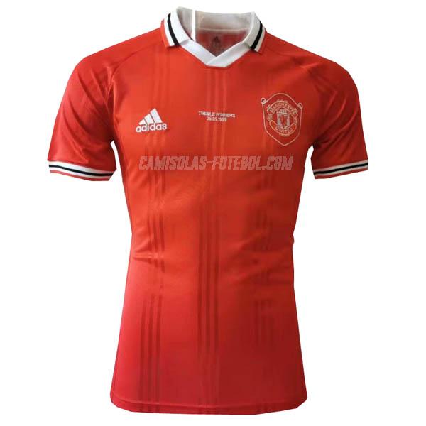 adidas camisola retrô manchester united vermelho 2019-2020