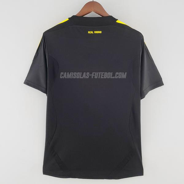 adidas camisola retrô real madrid guarda-redes preto 2011-2012 