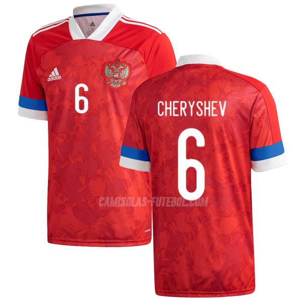 adidas camisola rússia cheryshev equipamento principal 2020-2021