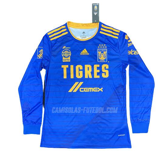 adidas camisola tigres uanl manga comprida equipamento suplente 2020-21