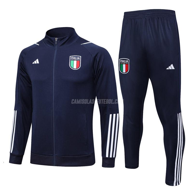 adidas casaco itália 23625a1 azul navy 2023-24