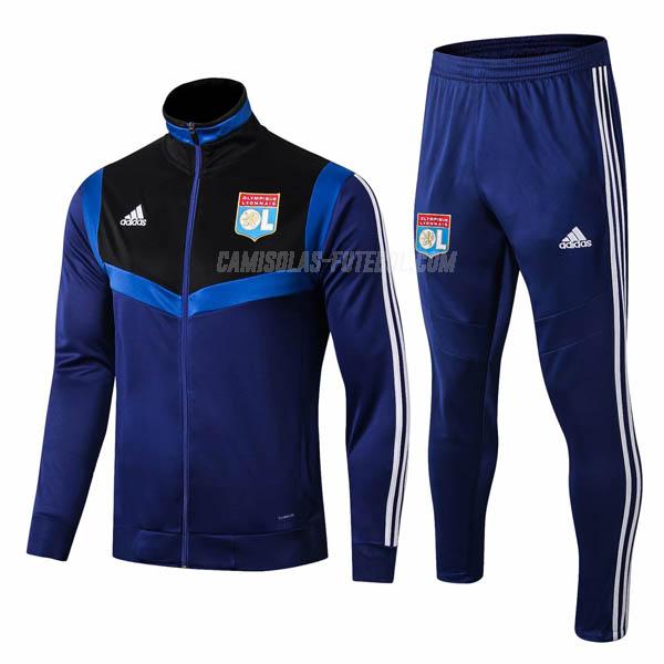 adidas casaco olympique de lyon azul 2019-2020