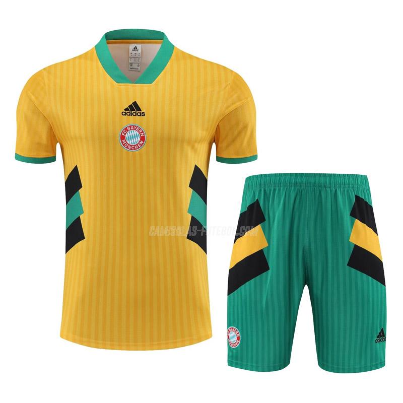 adidas kits de camisa bayern de munich icon amarelo 2023