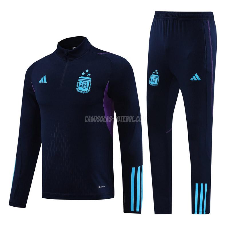adidas sweatshirt argentina 231111a1 azul-marinho 2023-24