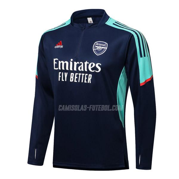 adidas sweatshirt arsenal top i azul marinho 2021-22