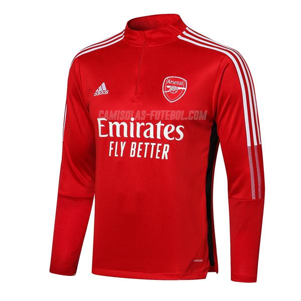 adidas sweatshirt arsenal top vermelho 2021-22