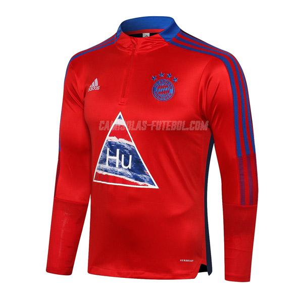adidas sweatshirt bayern de munich top vermelho 2021-22