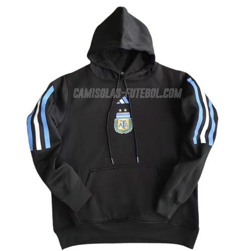 adidas sweatshirt com carapuço argentina 221017a1 preto 2022-23