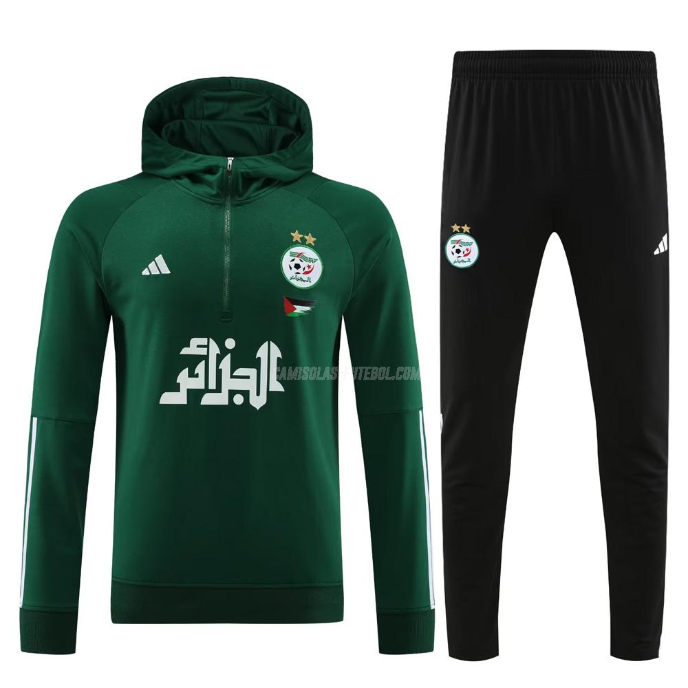 adidas sweatshirt com carapuço argélia 231125a1 verde 2023-24
