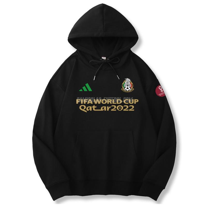 adidas sweatshirt com carapuço méxico copa do mundo 221125a1 preto 2022