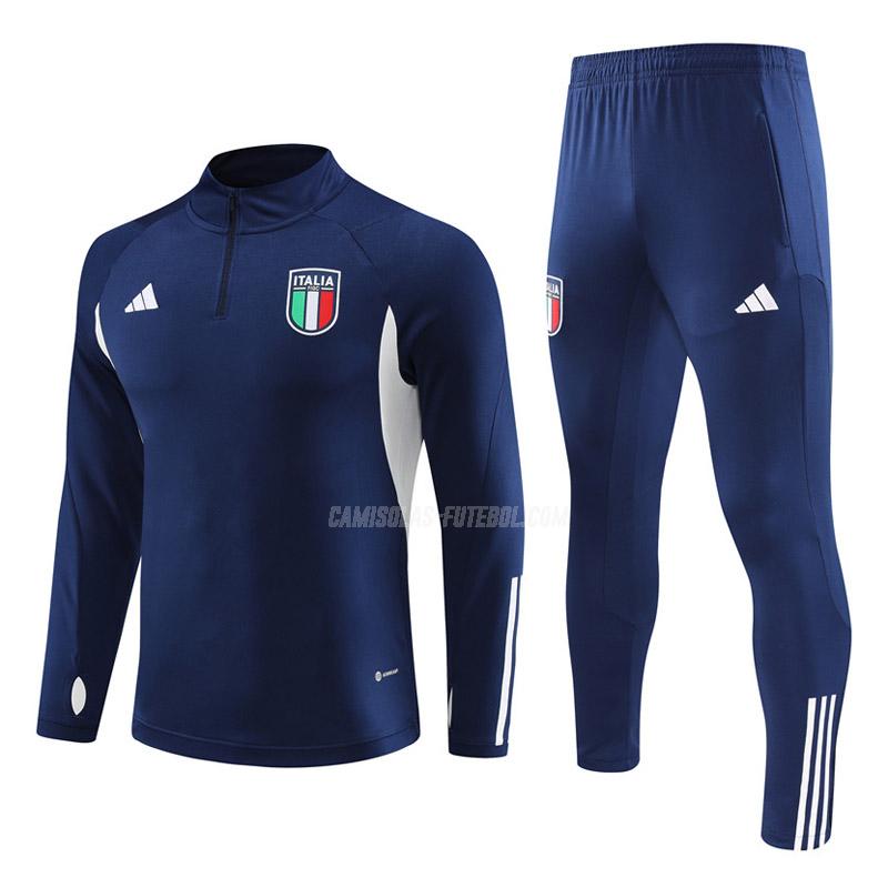 adidas sweatshirt itália 231125a1 azul 2023-24