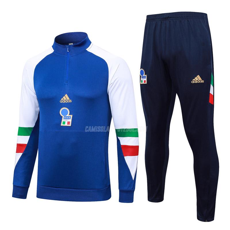 adidas sweatshirt itália 23831a1 branco azulado 2023-24