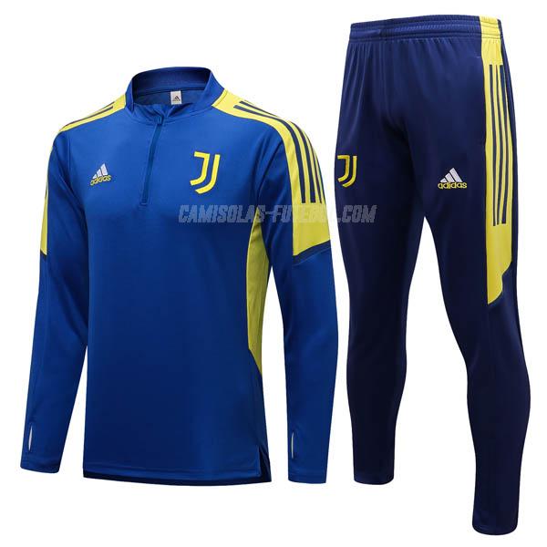 adidas sweatshirt juventus fcj1 azul 2021-22