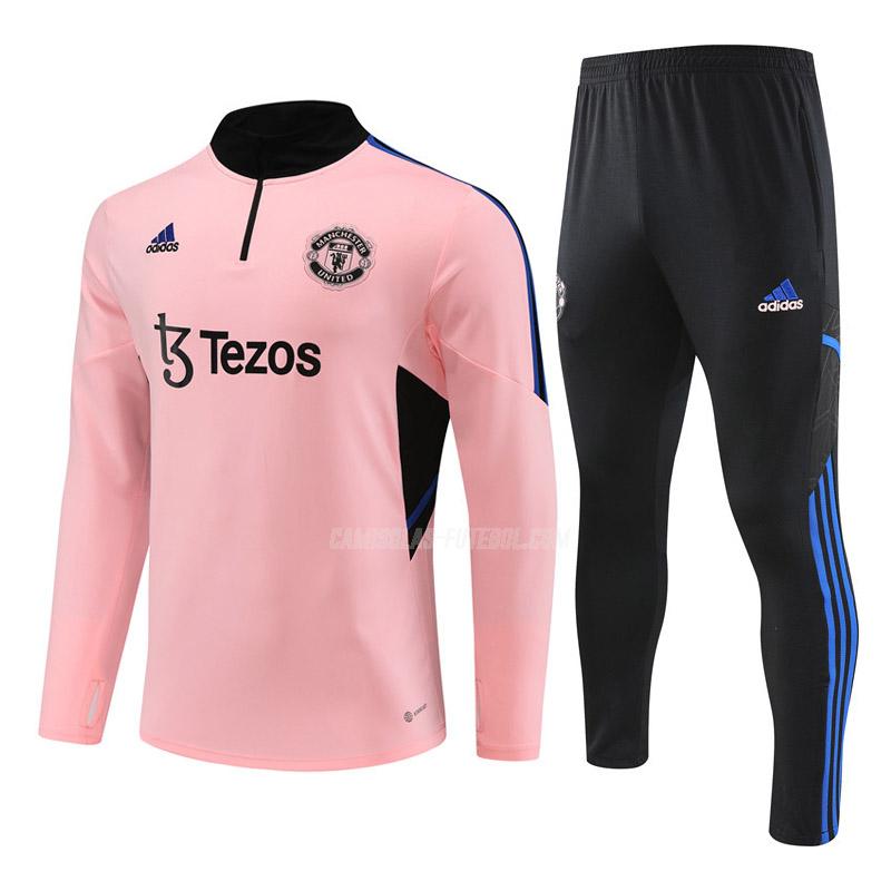 adidas sweatshirt manchester united rosa 2023