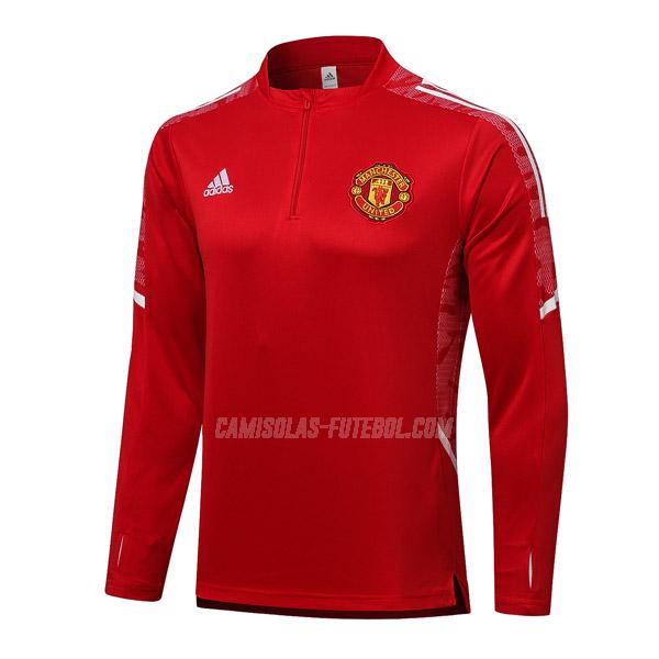 adidas sweatshirt manchester united top vermelho 2021-22