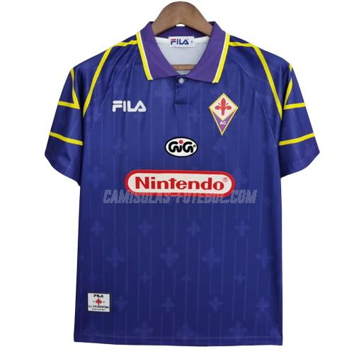 fila camisola retrô fiorentina equipamento principal 1997-98