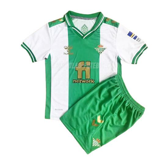 hummel camisola real betis crianças europa league 2022-23
