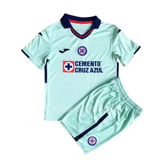 joma camisola cruz azul crianças guarda-redes verde 2022-23