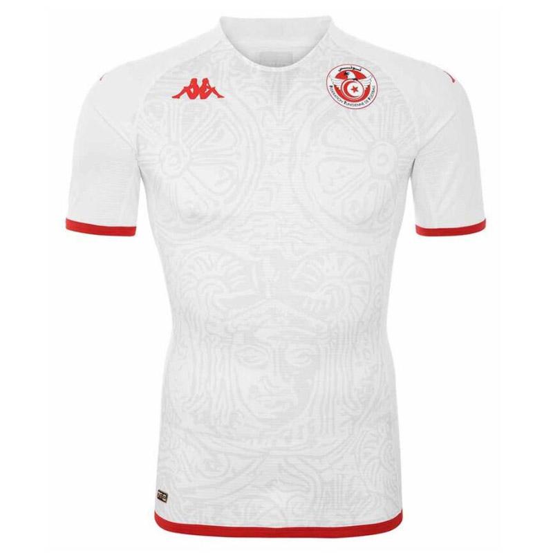 kappa camisola tunísia copa do mundo equipamento suplente 2022