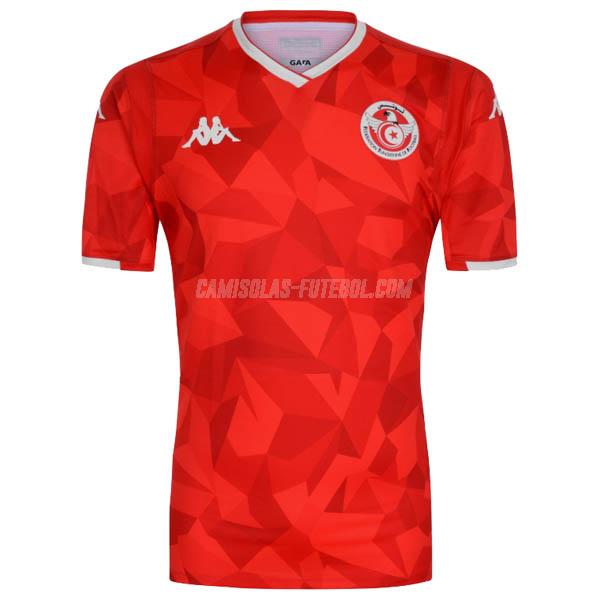 kappa camisola tunísia equipamento principal 2019-2020