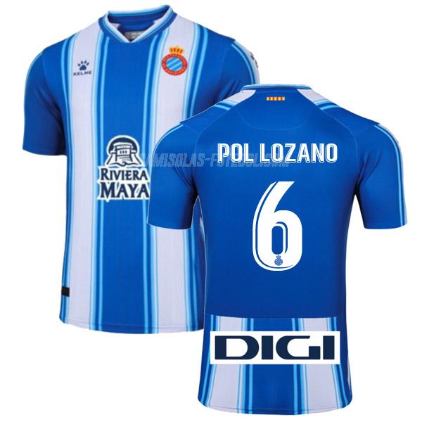 kelme camisola rcd espanyol pol lozano equipamento principal 2022-23